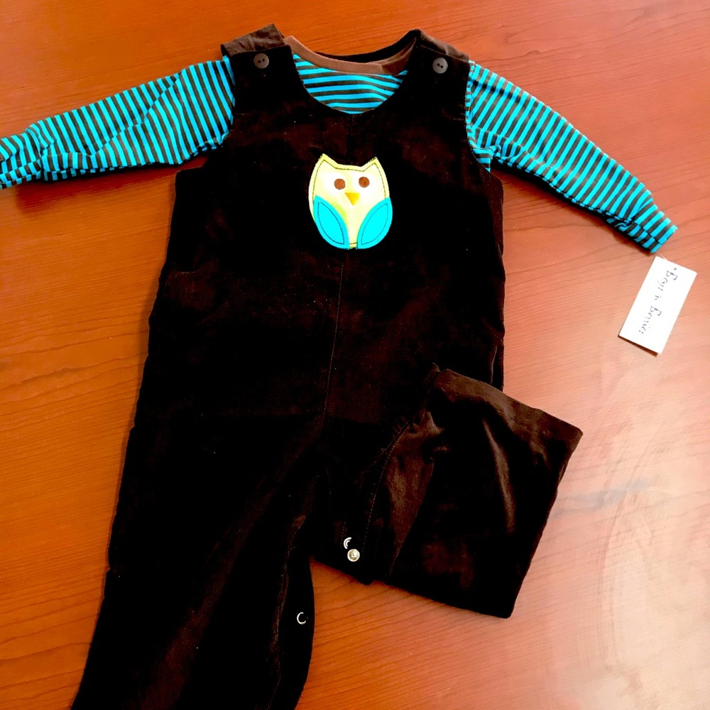 NWT 2 piece overall size 24 month